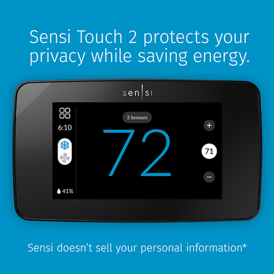 Sensi Touch 2 smart thermostat Black | Alliant Energy Marketplace