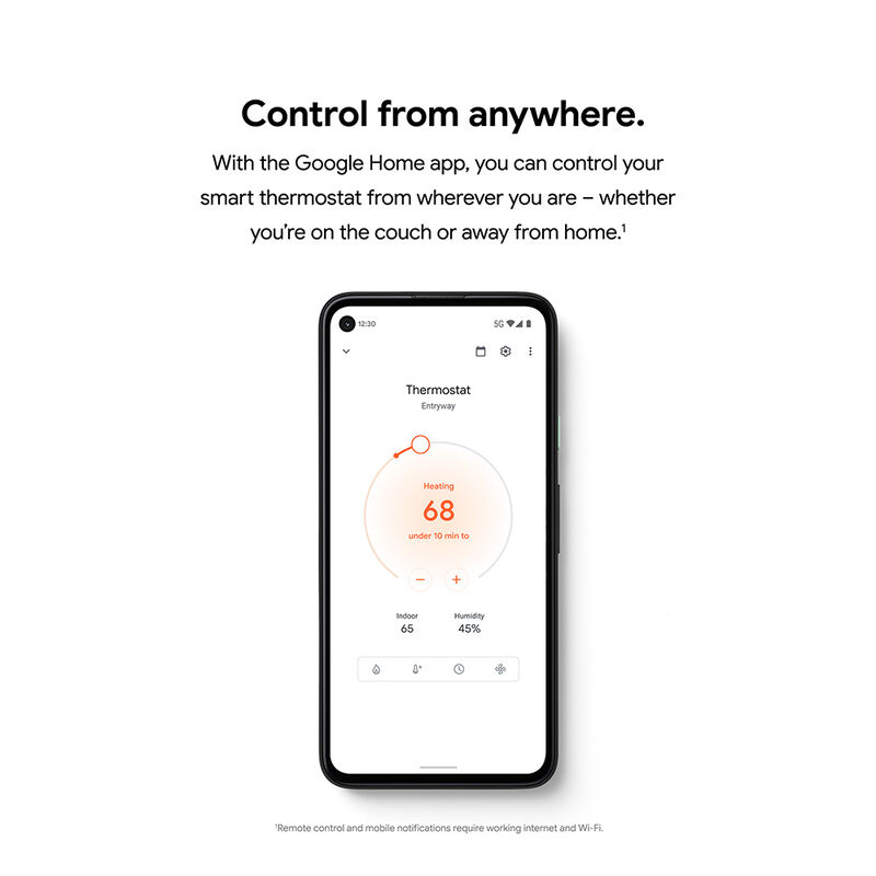 Google Nest Thermostat Charcoal Alliant Energy Marketplace